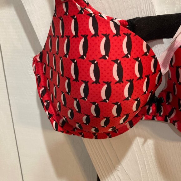 Victoria's secret penguin print demi bra 34 D - Picture 2 of 8